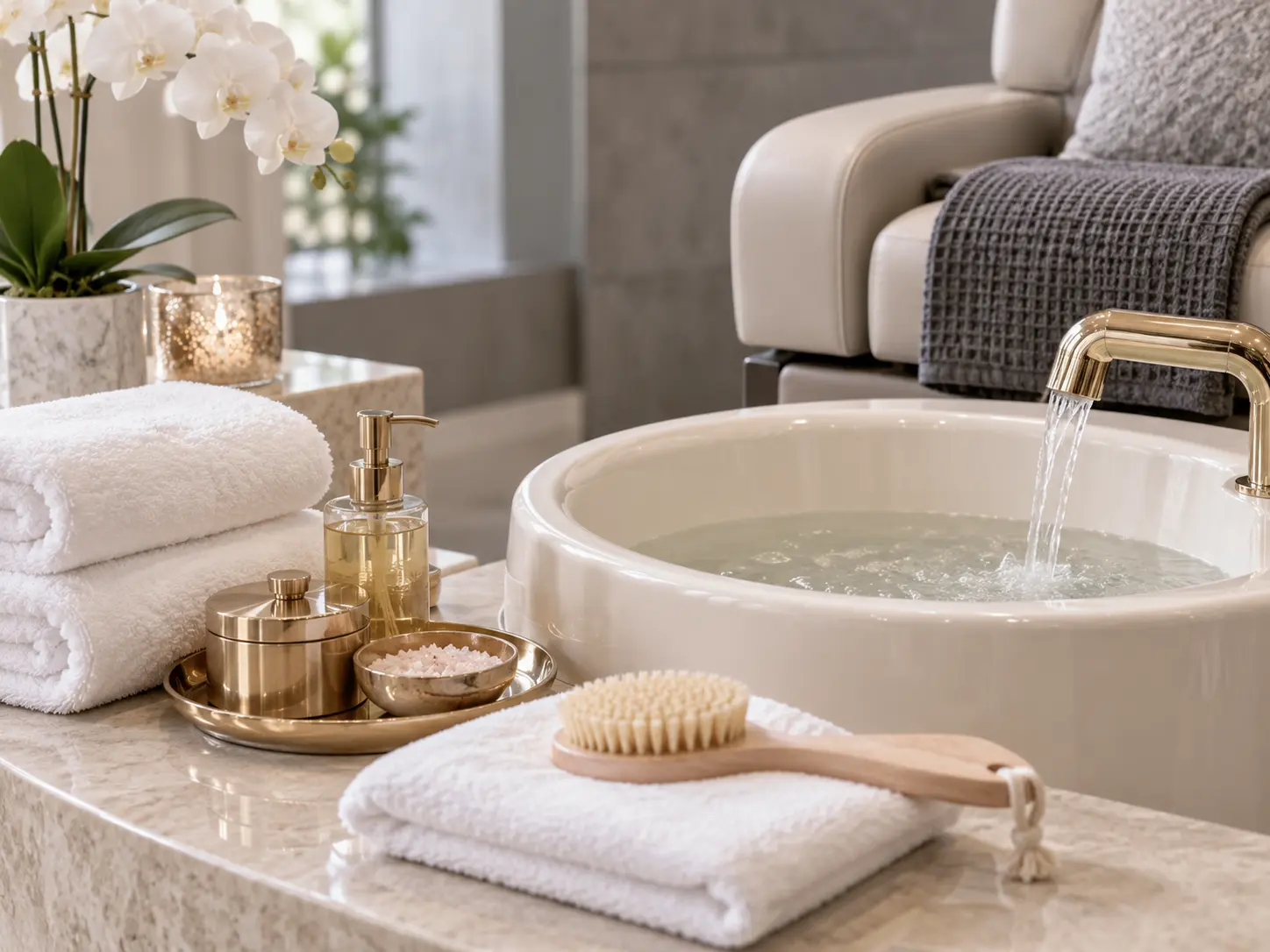 Pedicure service